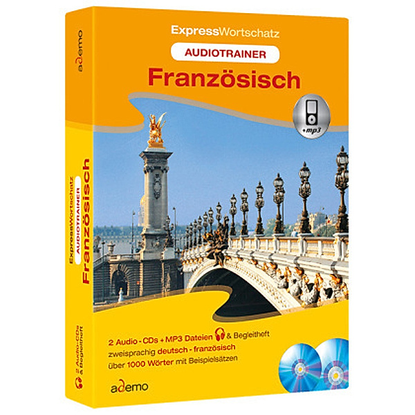 Audiotrainer Expresswortschatz Französisch, m. 2 Audio-CD, m. 1 Buch, 1 Audio-CD, ademo GmbH