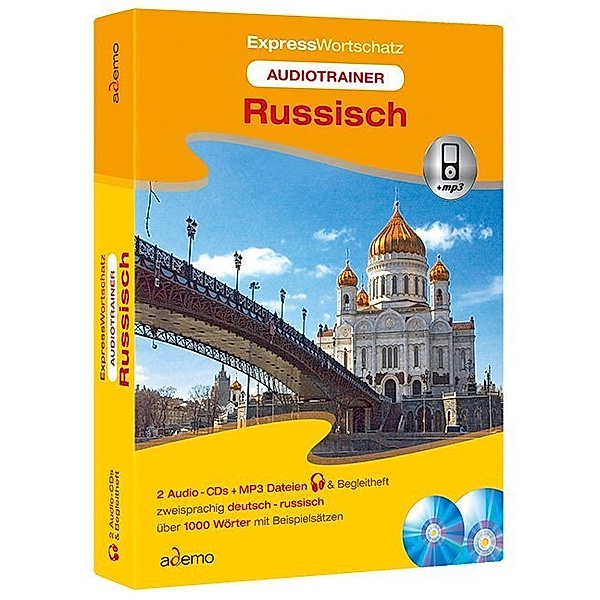 Audiotrainer Expresswortschatz Russisch, m. 2 Audio-CD, m. 1 Buch,1 Audio-CD, ademo GmbH