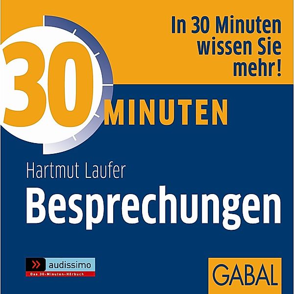 audissimo - 30 Minuten Besprechungen,1 Audio-CD, Hartmut Laufer