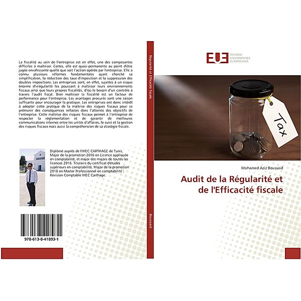 Audit de la Régularité et de l'Efficacité fiscale, Mohamed Aziz Boussaid