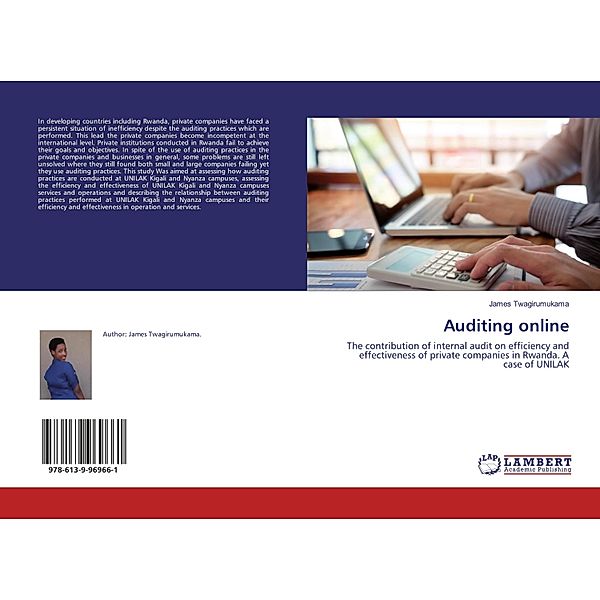 Auditing online, James Twagirumukama