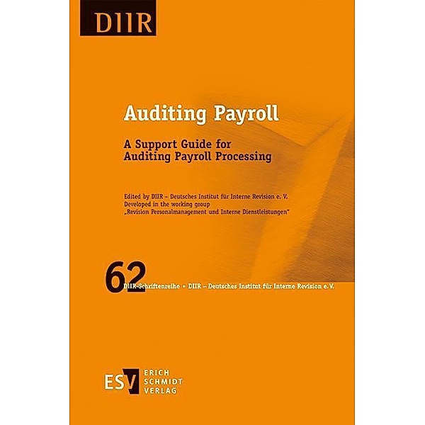 Auditing Payroll, DIIR - Arbeitskreis "Revision Personalmanagement und Interne Dienstleistungen"