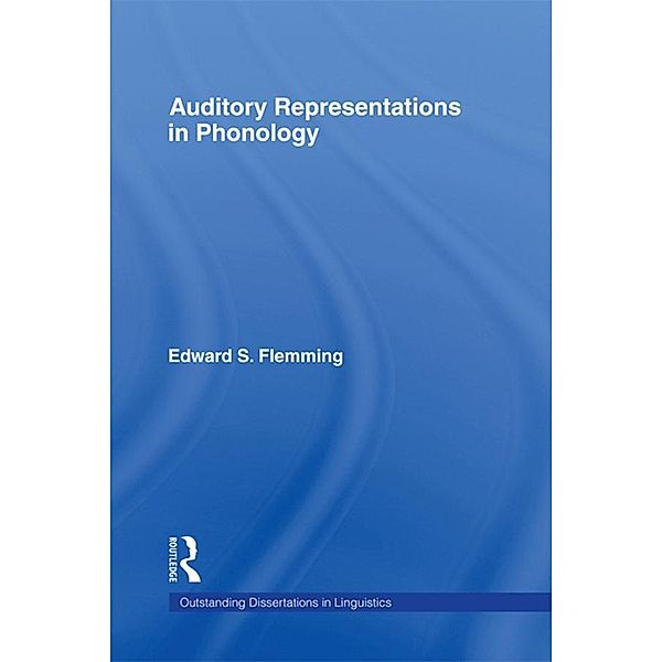 Auditory Representations in Phonology, Edward S. Flemming