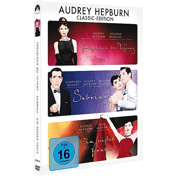 Audrey Hepburn - Classic-Edition, William Holden George Peppard Humphrey Bogart