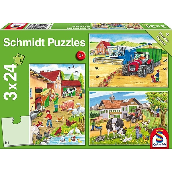 SCHMIDT SPIELE Auf dem Bauernhof (Kinderpuzzle)