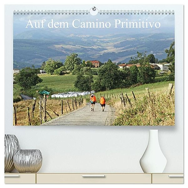 Auf dem Camino Primitivo (hochwertiger Premium Wandkalender 2025 DIN A2 quer), Kunstdruck in Hochglanz, Calvendo, Thomas Nietsch