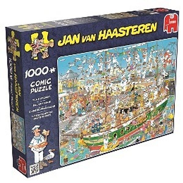 Auf dem Schiff ist nichts im Griff (Puzzle), Jan Van Haasteren
