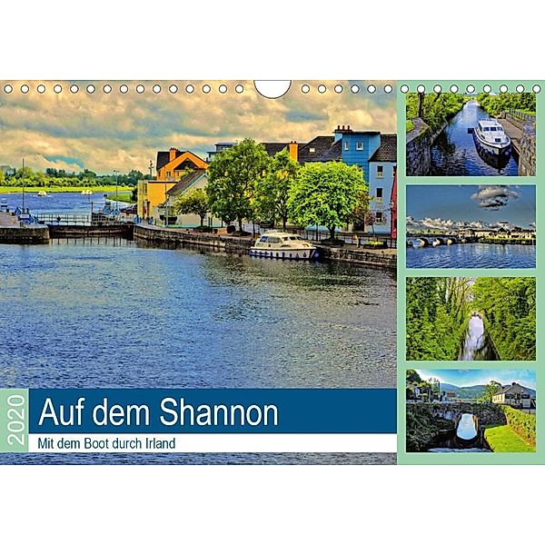 Auf dem Shannon - Mit dem Boot durch Irland (Wandkalender 2020 DIN A4 quer), Christoph Stempel