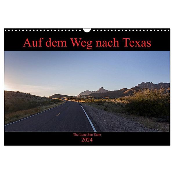 Auf dem Weg nach Texas (Wandkalender 2024 DIN A3 quer), CALVENDO Monatskalender, vinne90