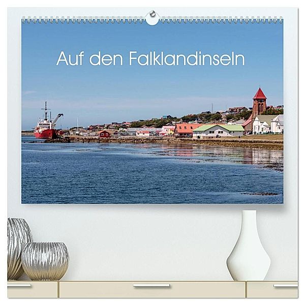 Auf den Falklandinseln (hochwertiger Premium Wandkalender 2024 DIN A2 quer), Kunstdruck in Hochglanz, Berlin, Andreas Schön