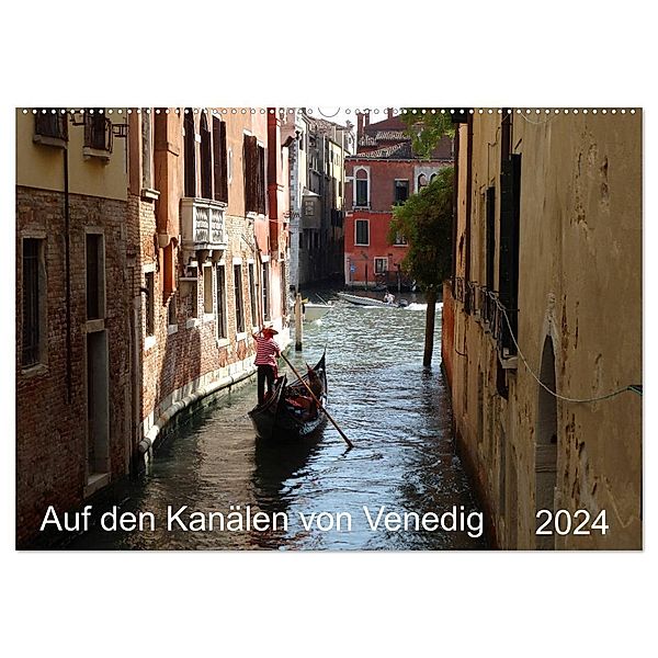 Auf den Kanälen von Venedig (Wandkalender 2024 DIN A2 quer), CALVENDO Monatskalender, Sergej Schmidt