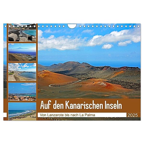 Auf den Kanarischen Inseln (Wandkalender 2025 DIN A4 quer), CALVENDO Monatskalender, Calvendo, Klaus Eppele