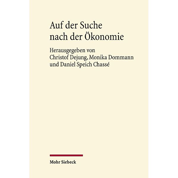 Auf der Suche nach der Ökonomie