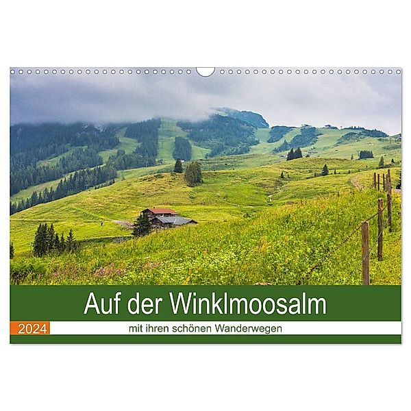 Auf der Winklmoosalm (Wandkalender 2024 DIN A3 quer), CALVENDO Monatskalender, Brigitte Dürr