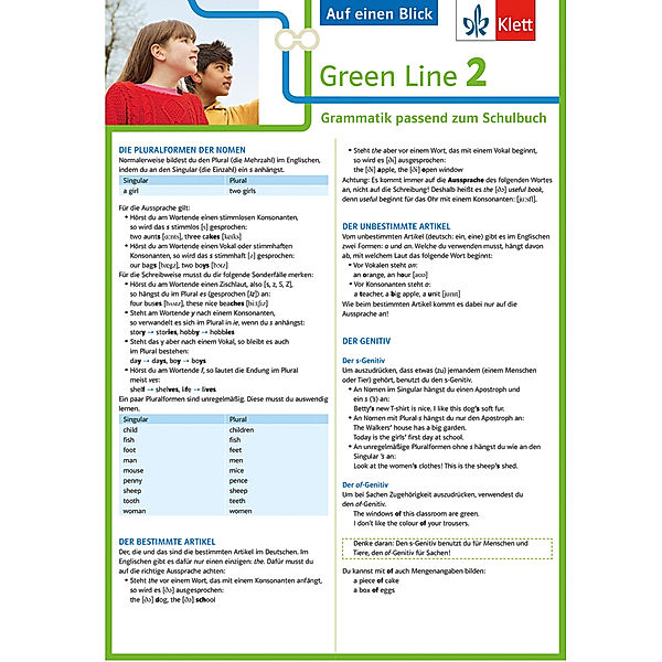 Auf einen Blick / Green Line 2 - 6. Klasse, Auf einen Blick
