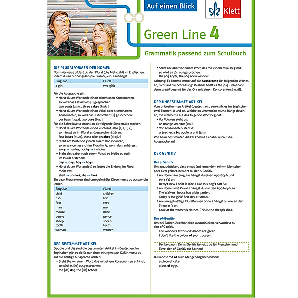 Auf einen Blick / Green Line 4 - 8. Klasse, Auf einen Blick