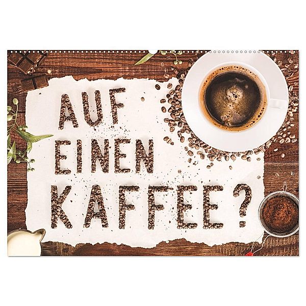 Auf einen Kaffee? (Wandkalender 2024 DIN A2 quer), CALVENDO Monatskalender, Kathleen Bergmann