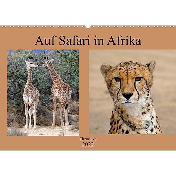Auf Safari in Afrika (Wandkalender 2023 DIN A2 quer), Marlen Jürgens