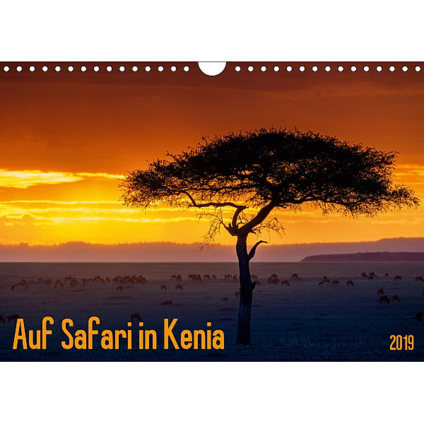 Auf Safari in Kenia 2019 (Wandkalender 2019 DIN A4 quer), Gerd-Uwe Neukamp