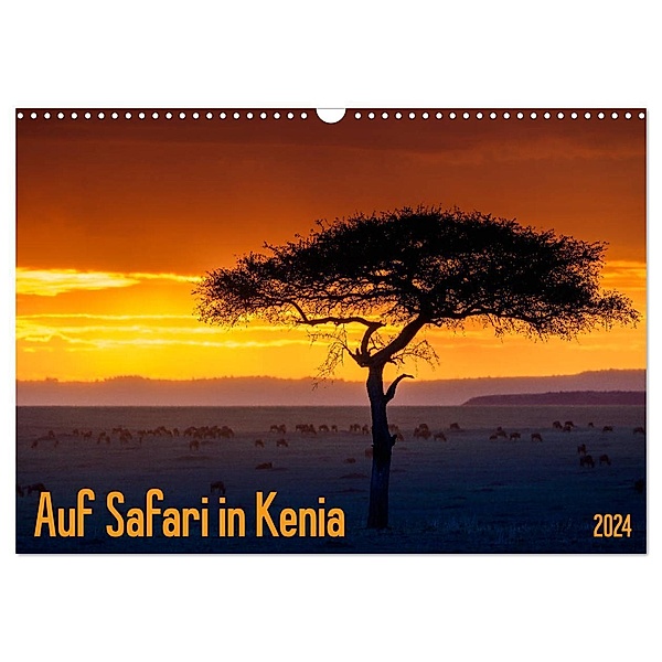 Auf Safari in Kenia 2024 (Wandkalender 2024 DIN A3 quer), CALVENDO Monatskalender, Dr. Gerd-Uwe Neukamp