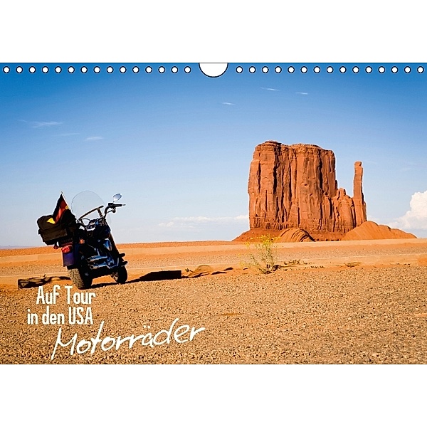 Auf Tour in den USA: Motorräder (Wandkalender 2014 DIN A4 quer)