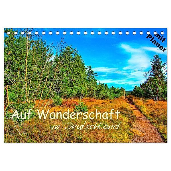 Auf Wanderschaft in Deutschland (Tischkalender 2024 DIN A5 quer), CALVENDO Monatskalender, Lost Plastron Pictures