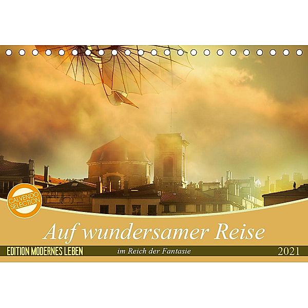 Auf wundersamer Reise im Reich der Fantasie (Tischkalender 2021 DIN A5 quer), Brigitte Kuckenberg-Wagner