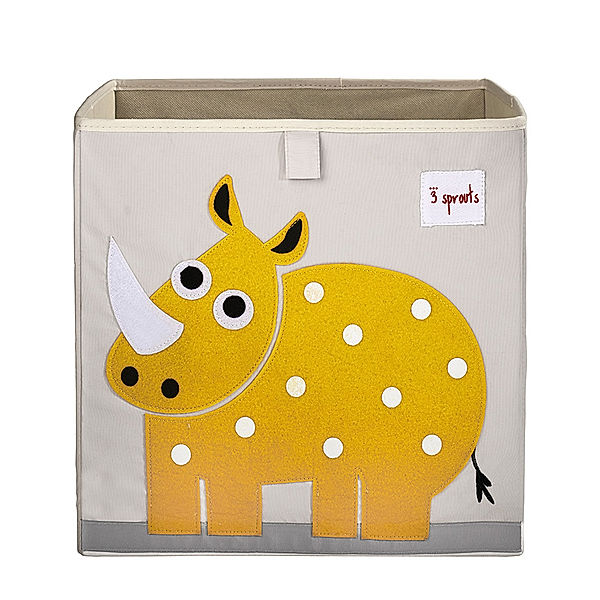 3 sprouts Aufbewahrungsbox RHINO (33x33x33) in beige