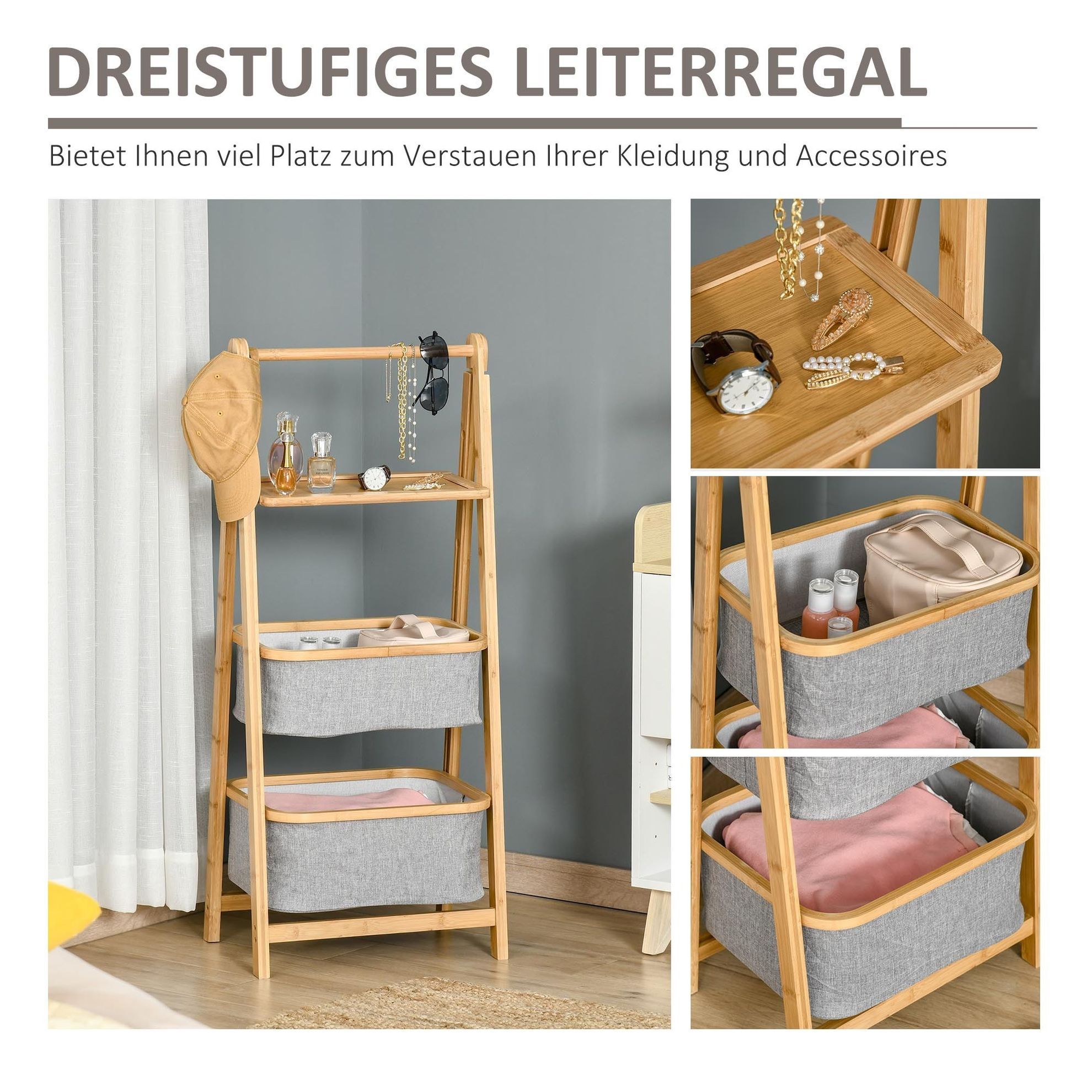 Aufbewahrungsschrank mit 4 Stufen, abstellkammer, minimalistisches design |  Weltbild.de