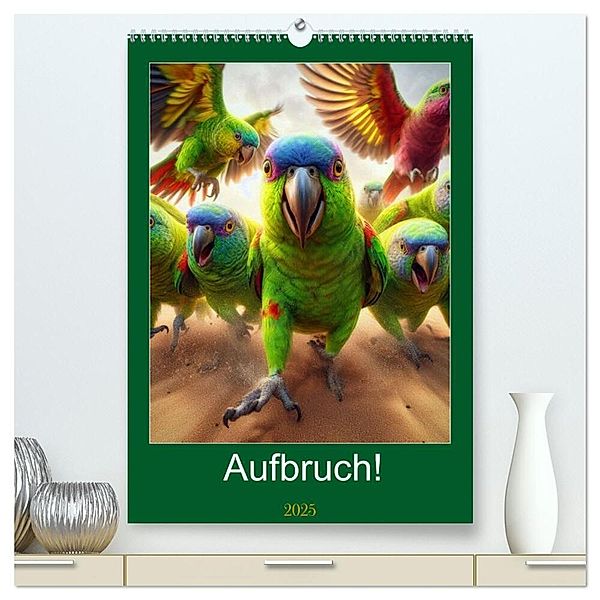 Aufbruch! (hochwertiger Premium Wandkalender 2025 DIN A2 hoch), Kunstdruck in Hochglanz, Calvendo, Harald Laier