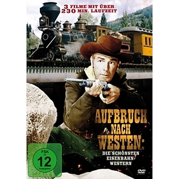 Aufbruch nach Westen - Die schönsten Eisenbahn-Western (Terror am Rio Grande, Die rauen Reiter von Texas, Männer, die in Stiefeln sterben), Aufbruch nach Westen, 3 DVDs