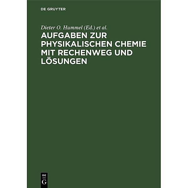 Aufgaben zur physikalischen Chemie mit Rechenweg und Lösungen