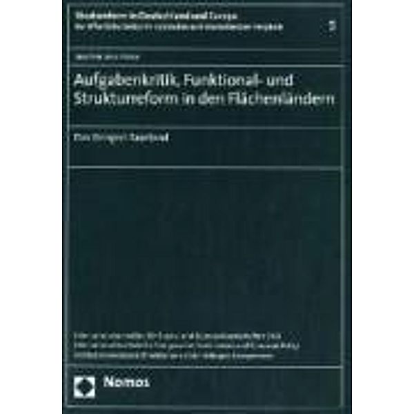 Aufgabenkritik, Funktional- und Strukturreform in den Flächenländern, Joachim Jens Hesse