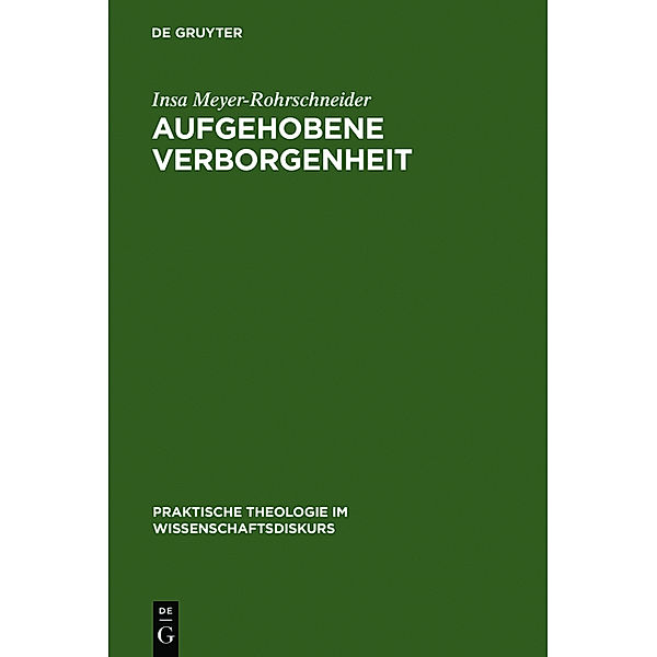 Aufgehobene Verborgenheit, Insa Meyer-Rohrschneider