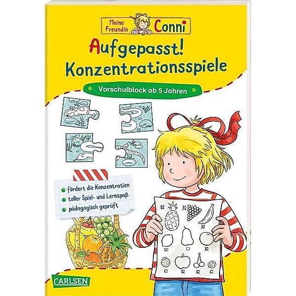 Aufgepasst! Konzentrationsspiele / Conni Gelbe Reihe Bd.42, Hanna Sörensen