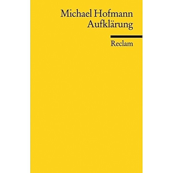 Aufklärung, Michael Hofmann