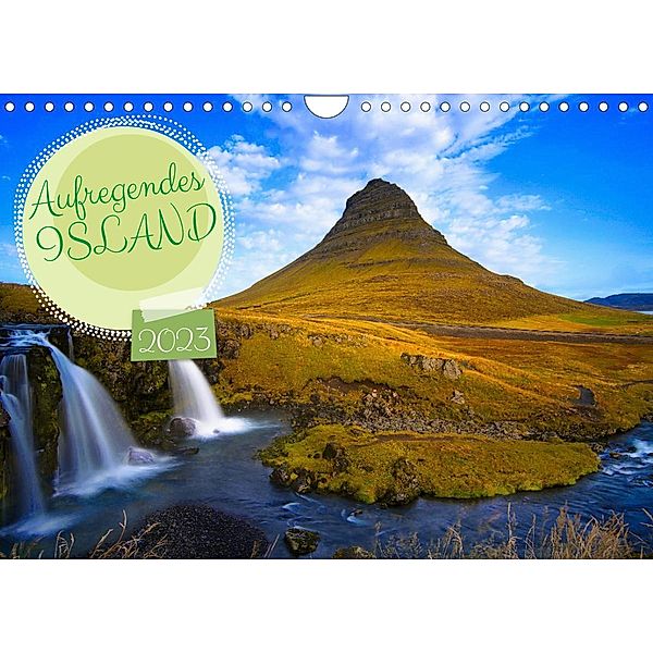 Aufregendes Island (Wandkalender 2023 DIN A4 quer), Heiko Taubenrauch