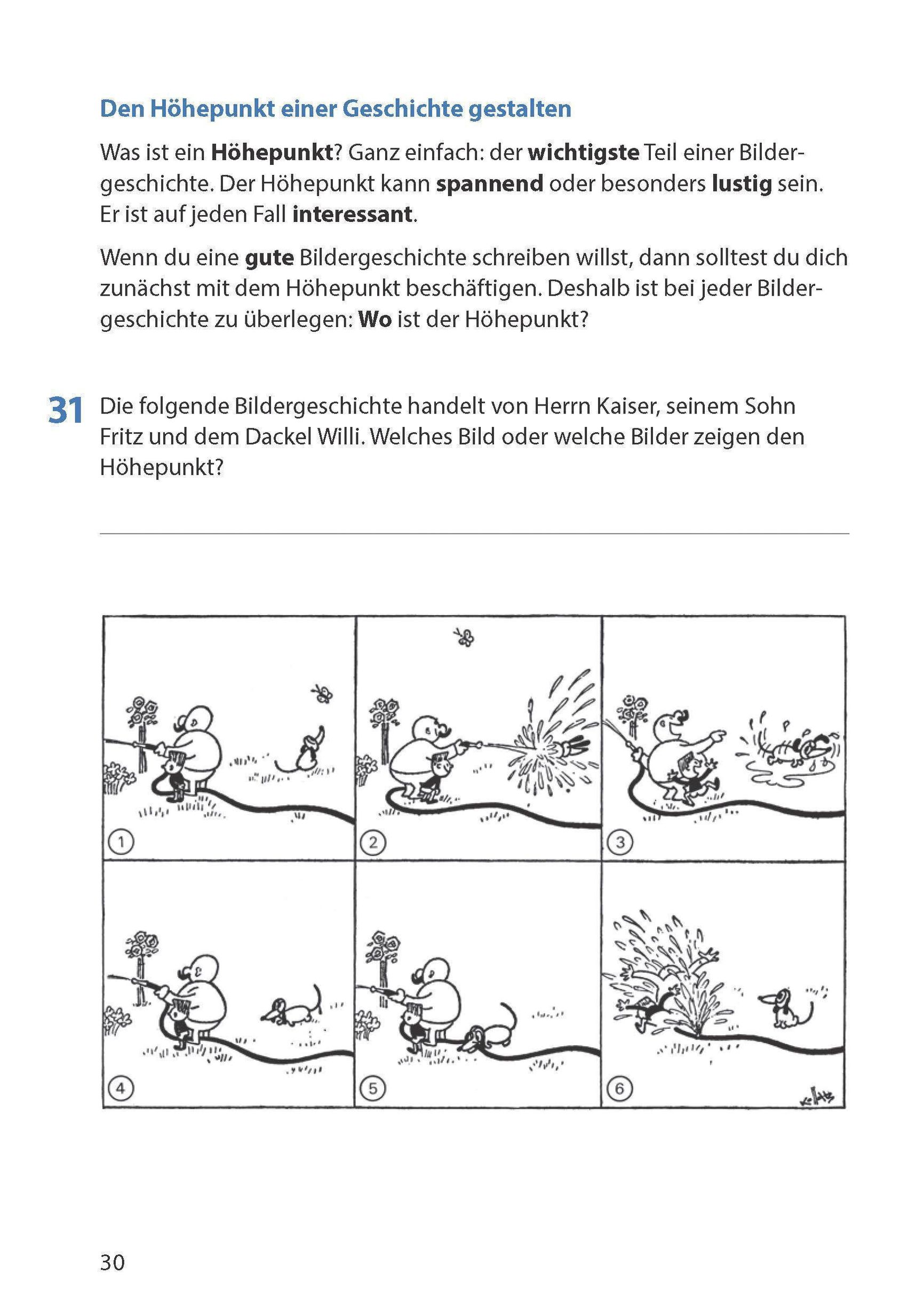 Bildergeschichte Grundschule 2. Klasse