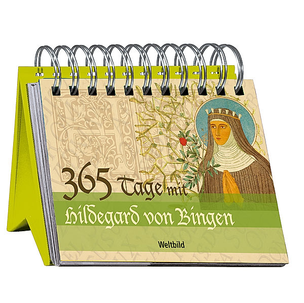 Aufstellkalender 365 Tage mit Hildegard von Bingen