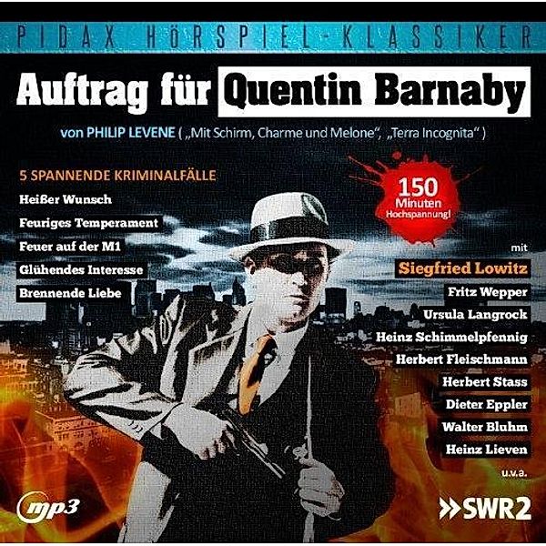 Auftrag für Quentin Barnaby - 5 spannende Kriminalfälle, 1 MP3-CD, Philip Levene