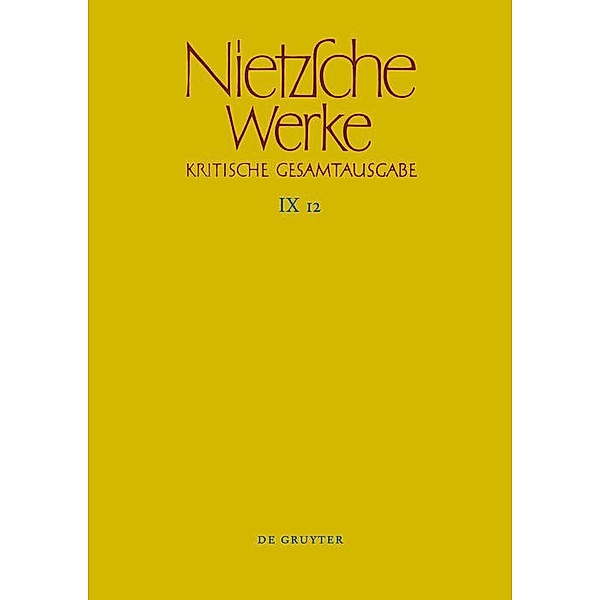 Aufzeichnungen aus den Archivmappen Mp XIV, Mp XV und Mp XVI, Friedrich Nietzsche