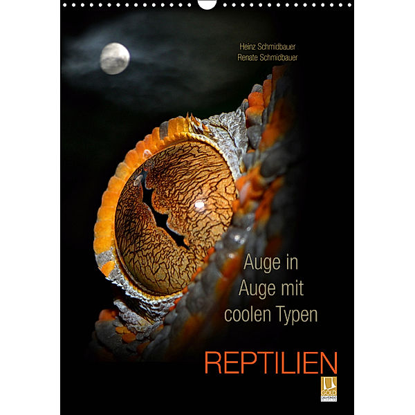 Auge in Auge mit coolen Typen - REPTILIEN (Wandkalender 2019 DIN A3 hoch), Heinz Schmidbauer