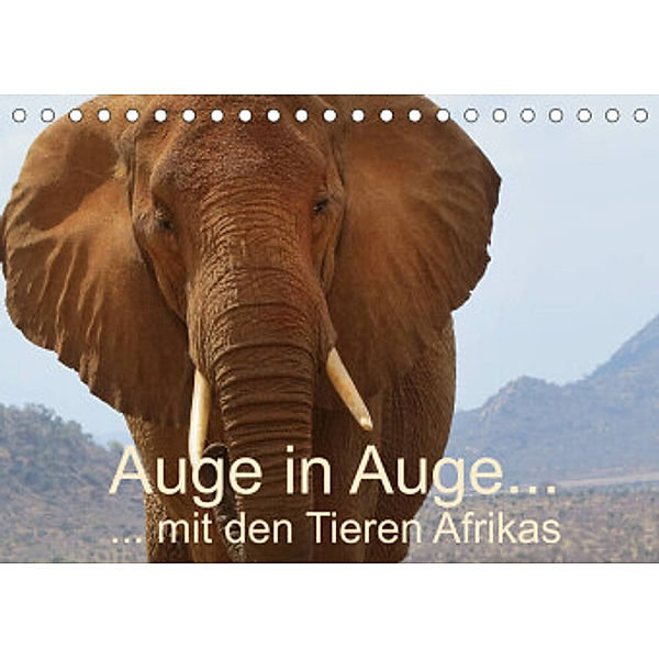 Auge in Auge mit den Tieren Afrikas (Tischkalender 2022 DIN A5 quer), Brigitte Dürr