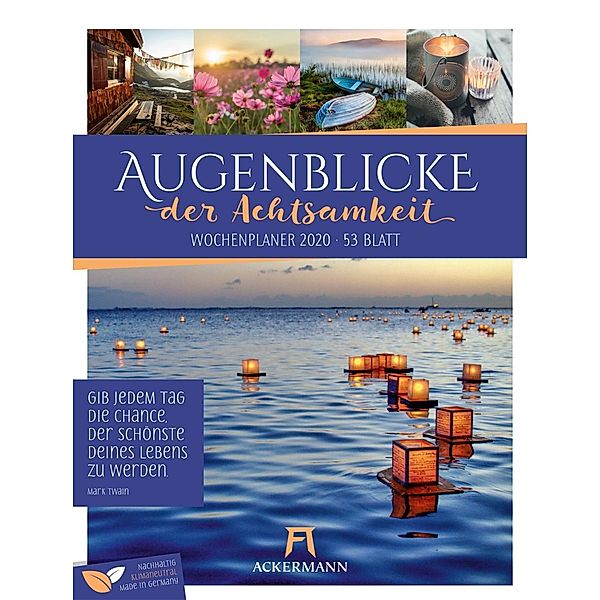 Augenblicke der Achtsamkeit - Wochenplaner 2020