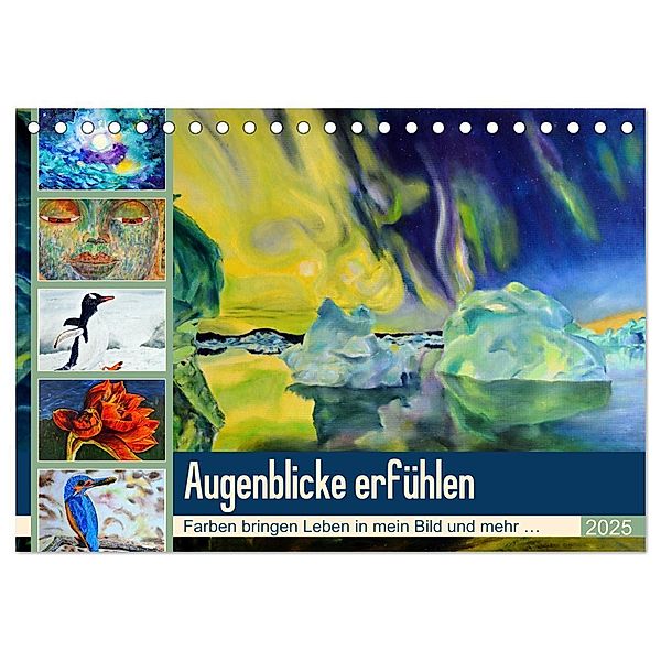 Augenblicke erfühlen (Tischkalender 2025 DIN A5 quer), CALVENDO Monatskalender, Calvendo, Ulrike Kröll