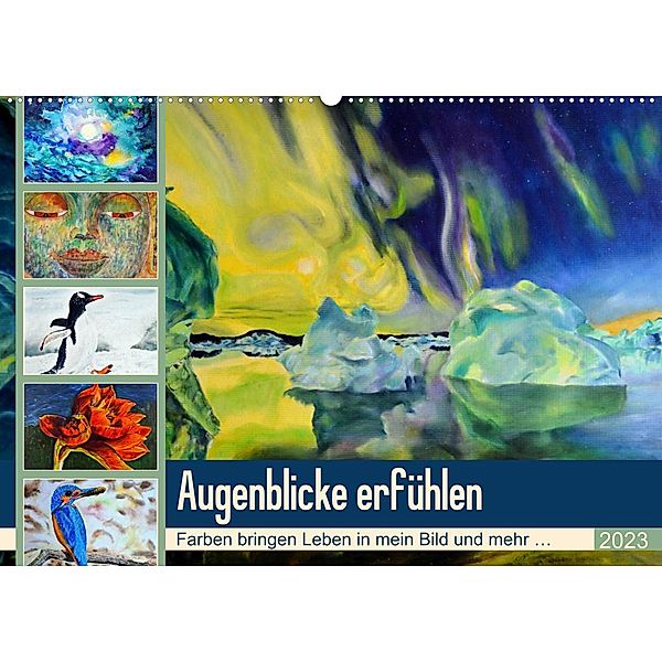 Augenblicke erfühlen (Wandkalender 2023 DIN A2 quer), Ulrike Kröll