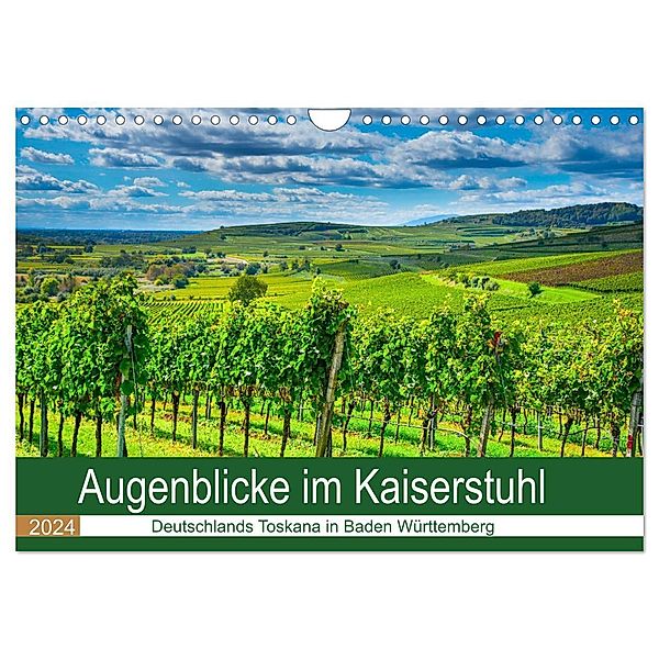 Augenblicke im Kaiserstuhl (Wandkalender 2024 DIN A4 quer), CALVENDO Monatskalender, Tanja Voigt