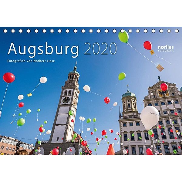 Augsburg 2020 (Tischkalender 2020 DIN A5 quer), Norbert Liesz