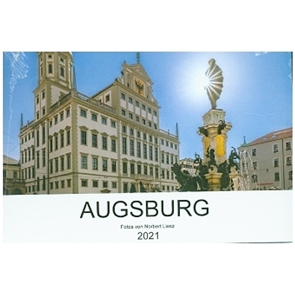Augsburg 2021 (Tischkalender 2021 DIN A5 quer), Norbert Liesz