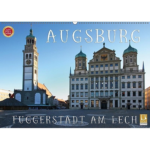 Augsburg - Fuggerstadt am Lech (Wandkalender 2019 DIN A2 quer), Martina Cross